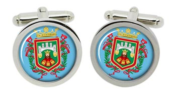 Cdiz (Spain) Cufflinks in Chrome Box