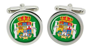 Canary Islands (Spain) Cufflinks in Chrome Box