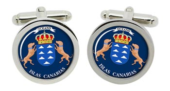Cantabria (Spain) Cufflinks in Chrome Box