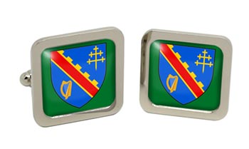 County Armagh (Northern Ireland) Square Cufflinks in Chrome Box