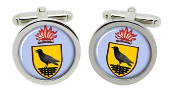 County Dublin (Ireland) Cufflinks in Chrome Box