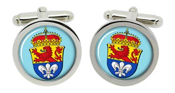 Darmstadt (Germany) Cufflinks in Chrome Box