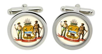 District of Columbia USA Cufflinks in Chrome Box
