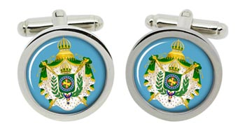 Empire of Brazil Cufflinks in Chrome Box