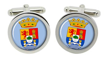 Granada (Spain) Cufflinks in Chrome Box