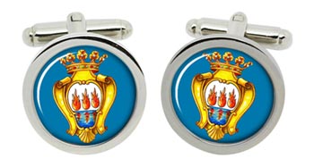 Foggia (Italy) Cufflinks in Chrome Box