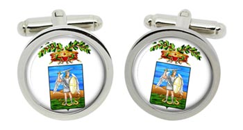 Foggia Province (Italy) Cufflinks in Chrome Box