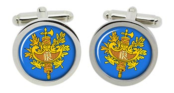 France (Crest) Cufflinks in Chrome Box