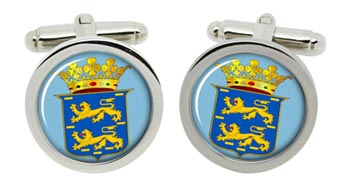 Friesland (Netherlands) Cufflinks in Chrome Box