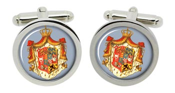 Grand Duchy of Oldenburg (Germany) Cufflinks in Chrome Box