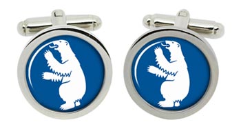 Greenland Cufflinks in Chrome Box