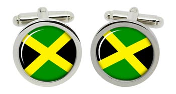 Jamaica Cufflinks in Chrome Box