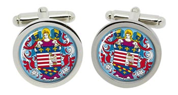 Nitra Region (Slovakia) Cufflinks in Chrome Box