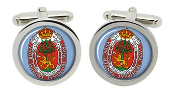 Kristiansand (Norway) Cufflinks in Chrome Box