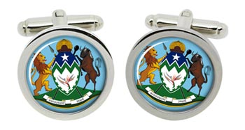 Limpopo (South Africa) Cufflinks in Chrome Box