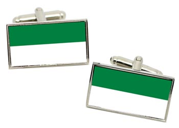 La Guajira (Colombia) Flag Cufflinks in Chrome Box