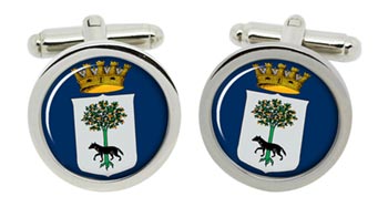 Lecce (Italy) Cufflinks in Chrome Box