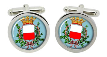 Lucca (Italy) Cufflinks in Chrome Box