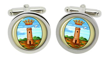 Misilmeri (Italy) Cufflinks in Chrome Box