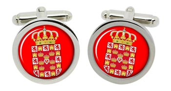 Navarre Navarra (Spin) Cufflinks in Chrome Box