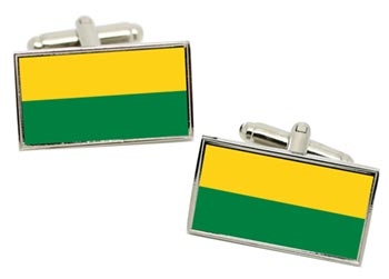 Nariño (Colombia) Flag Cufflinks in Chrome Box