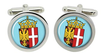 Neuss (Germany) Cufflinks in Chrome Box