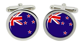 New Zealand Cufflinks in Chrome Box