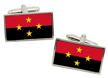 Norte de Santander (Colombia) Flag Cufflinks in Chrome Box