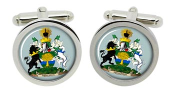 Nottinghamshire (England) Cufflinks in Chrome Box