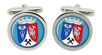 Oberhausen (Germany) Cufflinks in Chrome Box