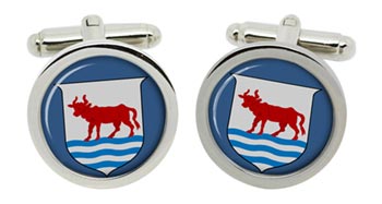 Oxford (England) Cufflinks in Chrome Box