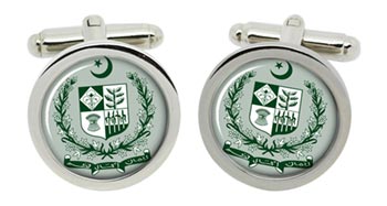 Pakistan Cufflinks in Chrome Box