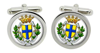 Parma (Italy) Cufflinks in Chrome Box