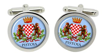 Pistoia (Italy) Cufflinks in Chrome Box