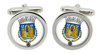 Porto (Portugal) Cufflinks in Chrome Box