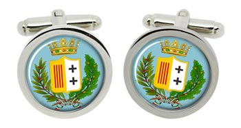 Reggio Calabria (Italy) Cufflinks in Chrome Box