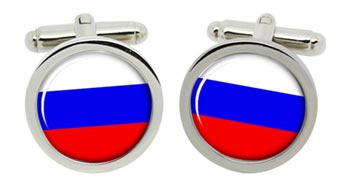Russia Cufflinks in Chrome Box