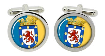 Santiago (Chile) Cufflinks in Chrome Box