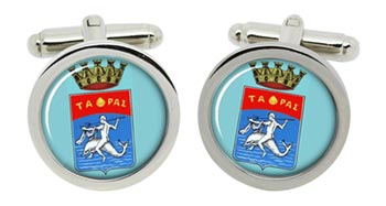 Taranto (Italy) Cufflinks in Chrome Box