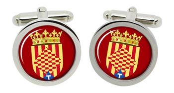 Toledo City (Spain) Cufflinks in Chrome Box