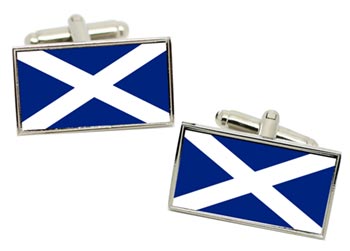 Tenerife (Spain) Flag Cufflinks in Chrome Box