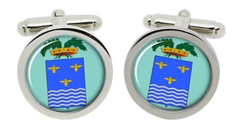 Terni (Italy) Cufflinks in Chrome Box