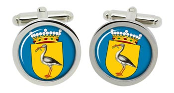 The Hague Den Haag (Netherlands) Cufflinks in Chrome Box