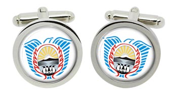 Tierra del Fuego, Argentina Cufflinks in Chrome Box