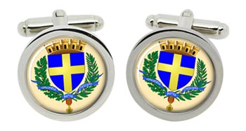 Toulon (France) Cufflinks in Chrome Box