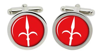 Trieste (Italy) Cufflinks in Chrome Box