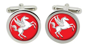 Tuscany Toscana (Italy) Cufflinks in Chrome Box