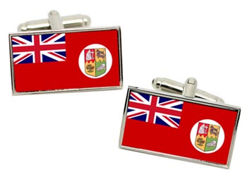 Union of South Africa 1912-1928 Flag Cufflinks in Chrome Box