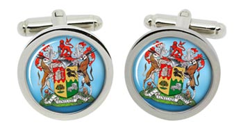 Western Cape (South Africa) Cufflinks in Chrome Box