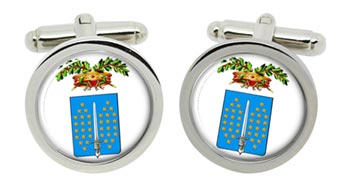 Vercelli (Italy) Cufflinks in Chrome Box